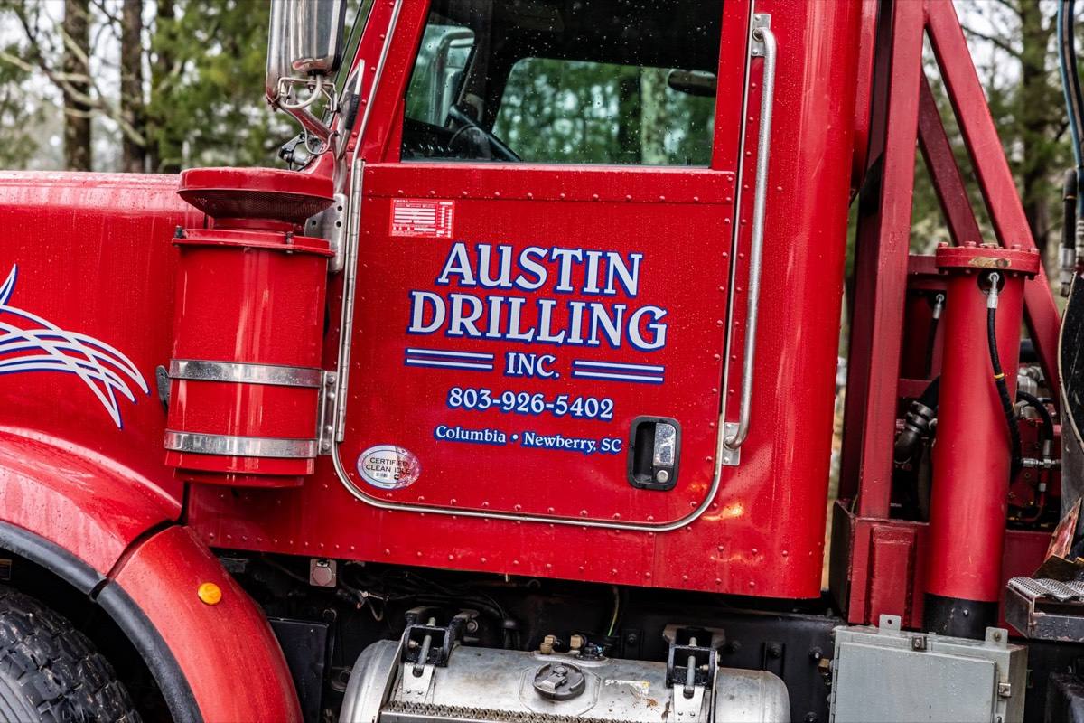 Austin Drilling septic installation — completed